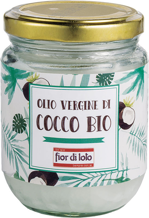 FIOR DI LOTO OLIO VERGINE DI COCCO BIO 180 G - Farmacia Puddu Baire S.r.l.