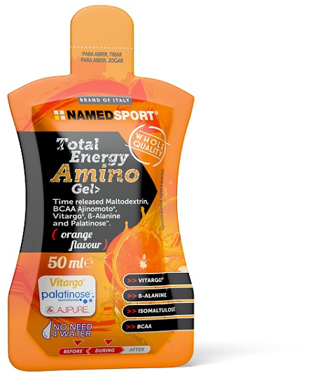 TOTAL ENERGY AMINO GEL ORANGE FLAVOUR 50 ML - Farmacia Puddu Baire S.r.l.