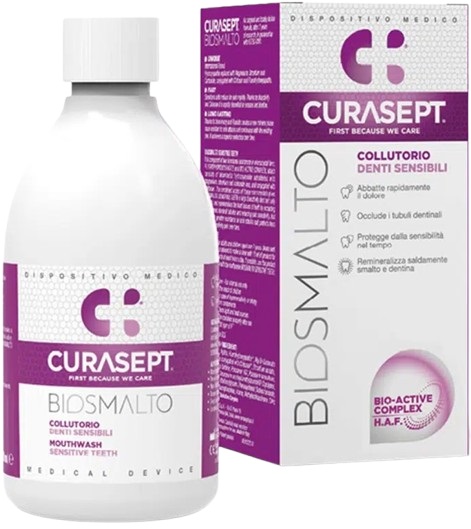 CURASEPT BIOSMALTO COLLUTORIO DENTI SENSIBILI 300 ML - Farmacia Puddu Baire S.r.l.
