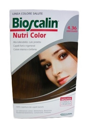 BIOSCALIN NUTRI COLOR 4,36 CIOCCOLATO SINCROB 124 ML - Farmacia Puddu Baire S.r.l.
