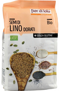 SEMI LINO DORATI SENZA GLUTINE BIO 400 G - Farmacia Puddu Baire S.r.l.