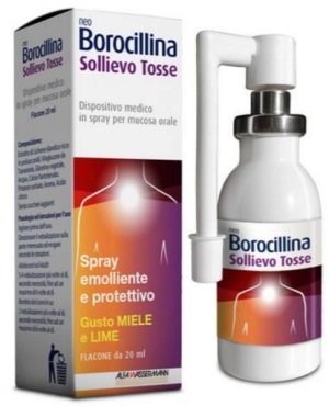 NEOBOROCILLINA SOLLIEVO TOSSE SPRAY 20 ML - Farmacia Puddu Baire S.r.l.
