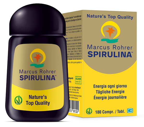 SPIRULINA MARCUS ROHRER 180 COMPRESSE - Farmacia Puddu Baire S.r.l.