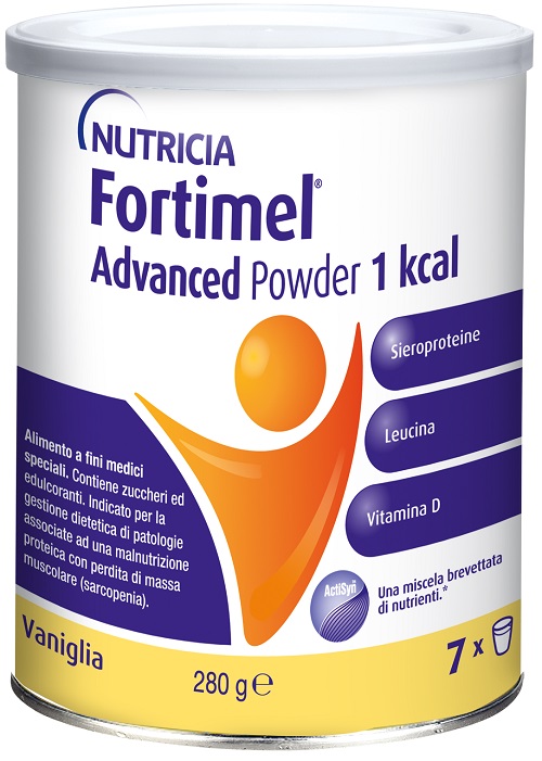 NUTRICIA FORTIMEL ADVANCED POWDER 1 KCAL VANIGLIA 280 G - Farmacia Puddu Baire S.r.l.