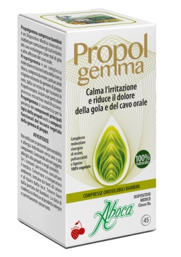 PROPOLGEMMA BAMBINI 45 COMPRESSE OROSOLUBILI 480 MG - Farmacia Puddu Baire S.r.l.