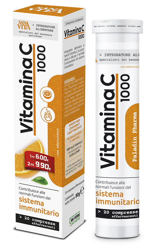 SANAVITA VITAMINA C 20 COMPRESSE EFFERVESCENTI - Farmacia Puddu Baire S.r.l.