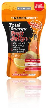 TOTAL ENERGY FRUIT JELLY PEACH ORANGE & LEMON 42 G - Farmacia Puddu Baire S.r.l.
