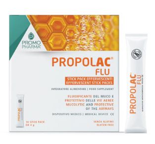 PROPOL AC FLU EFFERVESCENTE 10 BUSTINE - Farmacia Puddu Baire S.r.l.