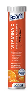 ERGOVIS VIT C 1000MG 20 COMPRESSE EFFERVESCENTI - Farmacia Puddu Baire S.r.l.