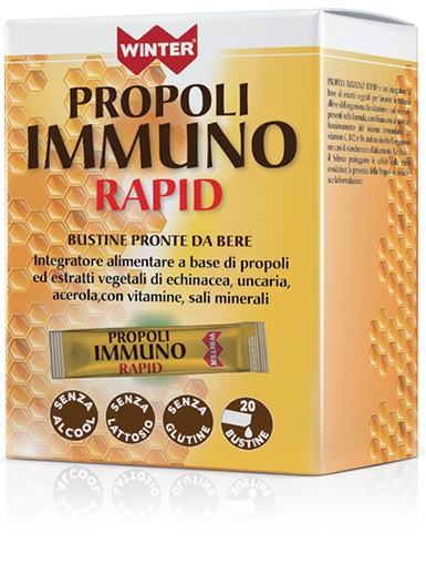 WINTER PROPOLI IMMUNO RAPID 20 BUSTINE - Farmacia Puddu Baire S.r.l.