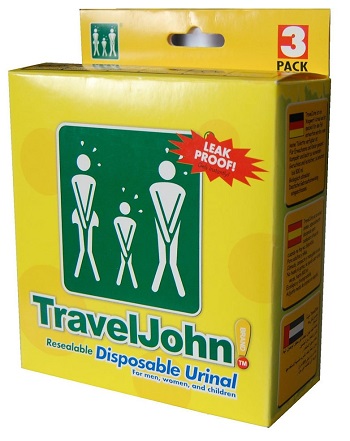 CONTENITORE PER URINA TRAVELJOHN URINAL BAG 3 PEZZI - Farmacia Puddu Baire S.r.l.