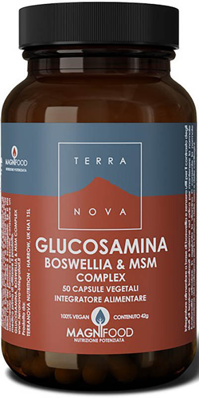 TERRANOVA COMPLESSO DI GLUCOSAMINA BOSWELLIA E MSM 50 CAPSULE - Farmacia Puddu Baire S.r.l.