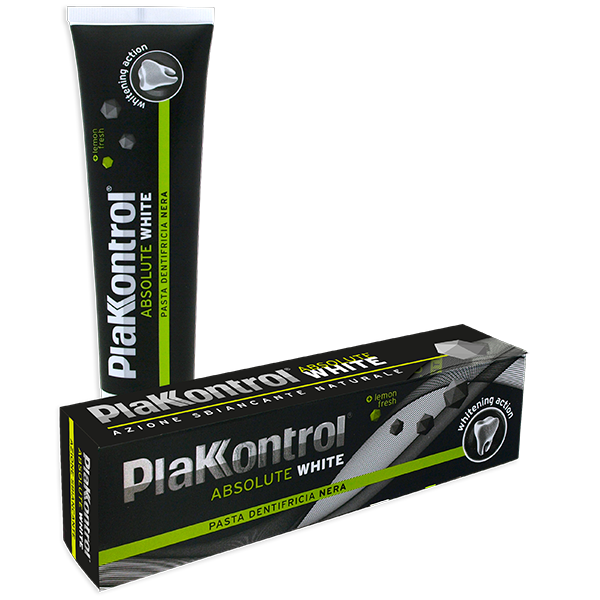 PLAKKONTROL ABSOLUTE WHITE DENTIFRICIO 75 ML - Farmacia Puddu Baire S.r.l.