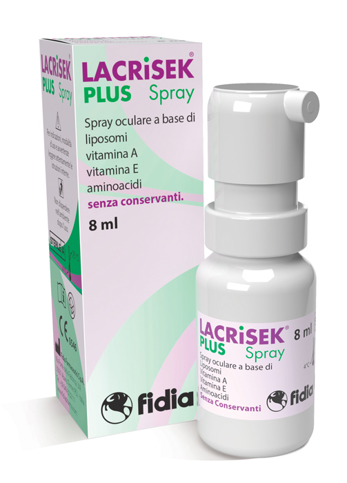 LACRISEK PLUS SPRAY SENZA CONSERVANTI SOLUZIONE OFTALMICA 8 ML - Farmacia Puddu Baire S.r.l.
