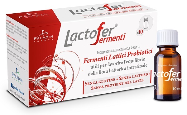 LACTOFER FERMENTI 10 FLACONCINI 10 ML - Farmacia Puddu Baire S.r.l.