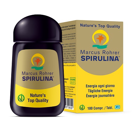 SPIRULINA MARCUS ROHRER RICARICA 180 COMPRESSE - Farmacia Puddu Baire S.r.l.