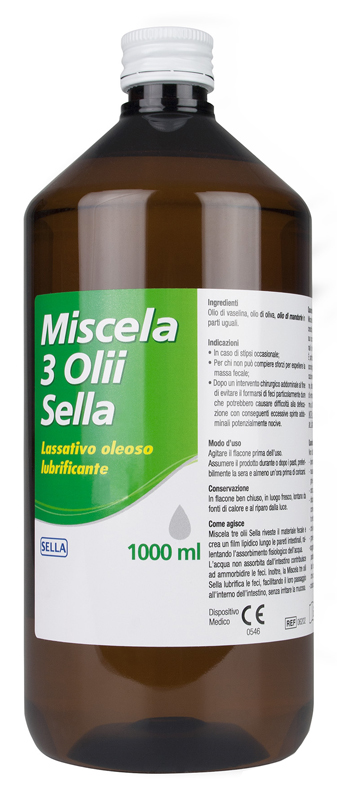 MISCELA 3 OLII LASSATIVO 1 LITRO MD - Farmacia Puddu Baire S.r.l.