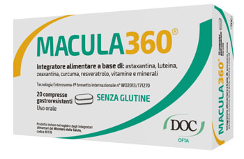 MACULA360 20 COMPRESSE GASTRORESISTENTI - Farmacia Puddu Baire S.r.l.
