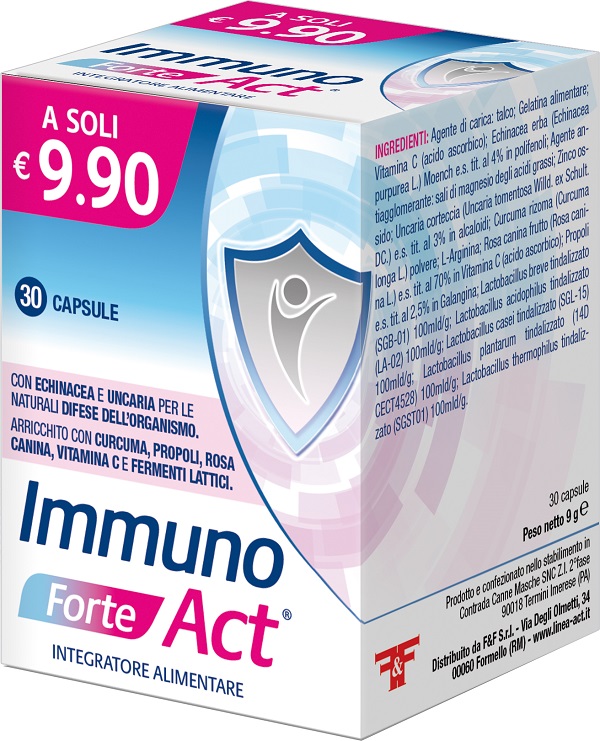 IMMUNO FORTE ACT 30 CAPSULE - Farmacia Puddu Baire S.r.l.