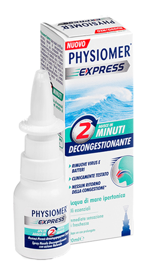 SPRAY NASALE PHYSIOMER EXPRESS SPRAY 20 ML - Farmacia Puddu Baire S.r.l.