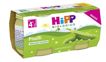 HIPP BIO OMOGENEIZZATO PISELLI 2X80 G - Farmacia Puddu Baire S.r.l.