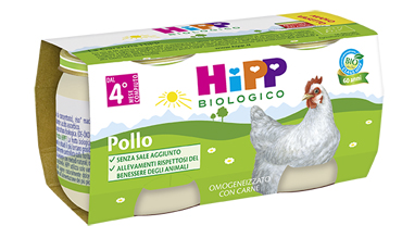 HIPP BIO HIPP BIO OMOGENEIZZATO POLLO 2X80 G - Farmacia Puddu Baire S.r.l.