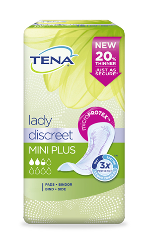 PANNOLONE SAGOMATO TENA DISCREET MINI PLUS 16 PEZZI - Farmacia Puddu Baire S.r.l.
