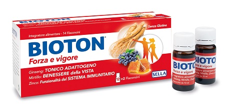 BIOTON GINSENG FORZA VIG 14 FLACONCINI - Farmacia Puddu Baire S.r.l.