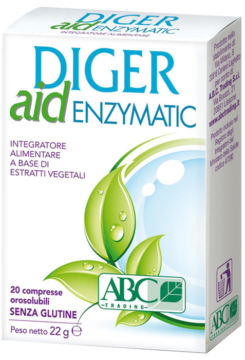 DIGER AID ENZYMATIC 20 COMPRESSE - Farmacia Puddu Baire S.r.l.