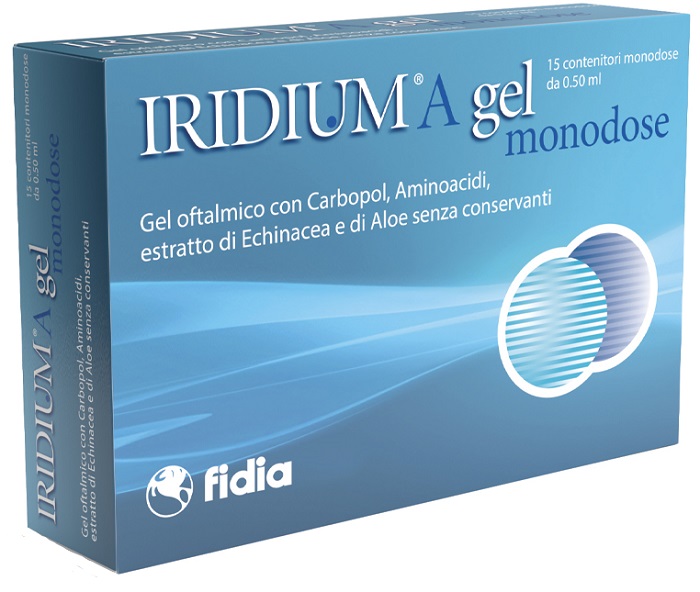 IRIDIUM A GEL OFTALMICO MONODOSE 15 CONTENITORI DA 0,50 ML - Farmacia Puddu Baire S.r.l.