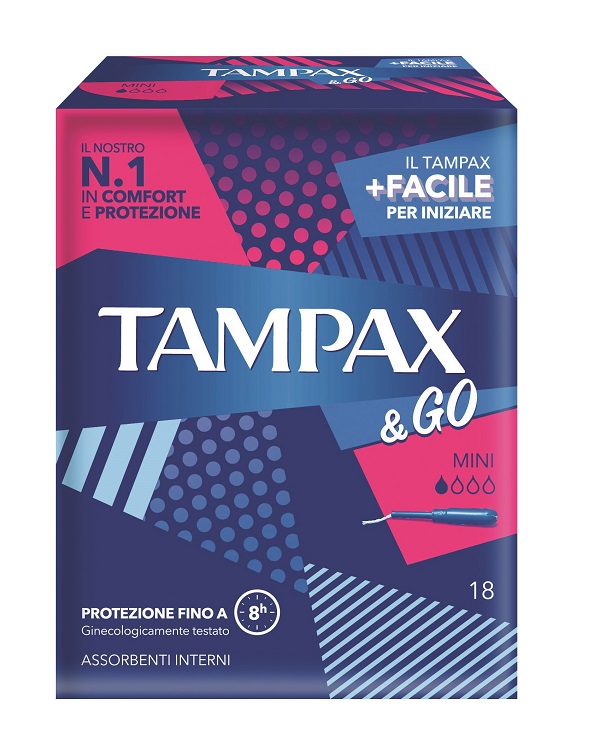 TAMPAX & GO MINI 18 PEZZI - Farmacia Puddu Baire S.r.l.