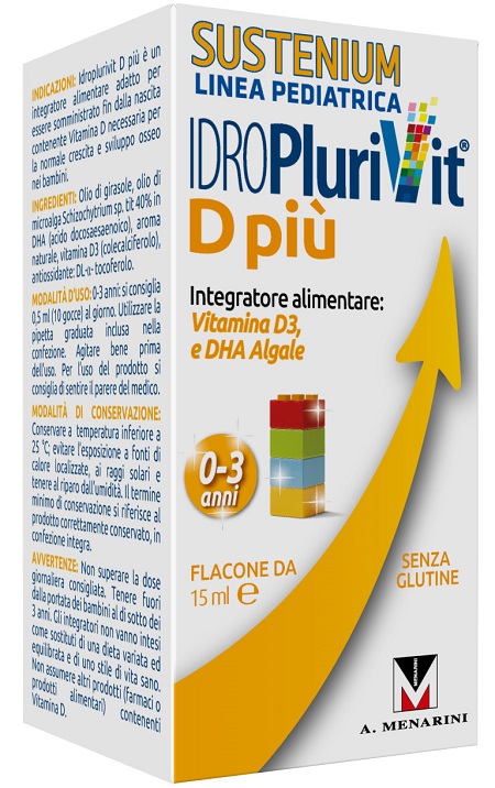 IDROPLURIVIT D+ SUSTENIUM 15 ML - Farmacia Puddu Baire S.r.l.