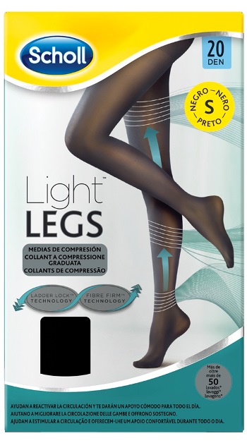 SCHOLL LIGHTLEGS 20 DENARI TAGLIA S COLORE NERO 1 PAIO - Farmacia Puddu Baire S.r.l.