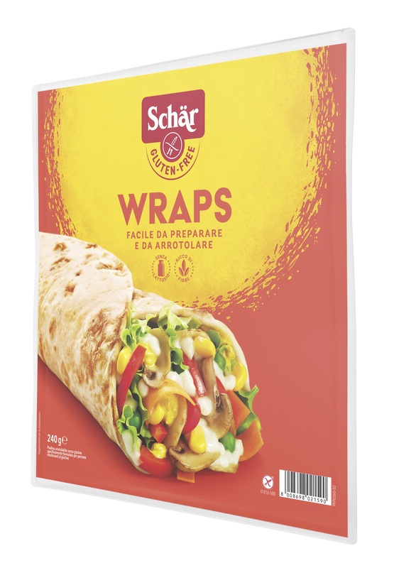 SCHAR WRAPS PIADINA ARROTOLABILE 240 G - Farmacia Puddu Baire S.r.l.