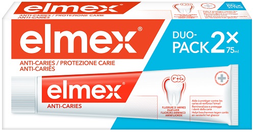 ELMEX PROTEZIONE CARIE 2 X 75 ML - Farmacia Puddu Baire S.r.l.