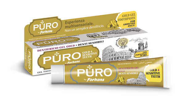 FORHANS GOLD4WHITE DENTIFRICIO 75 ML - Farmacia Puddu Baire S.r.l.