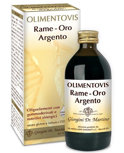 RAME ORO ARGENTO OLIMENTOVIS 200 ML - Farmacia Puddu Baire S.r.l.