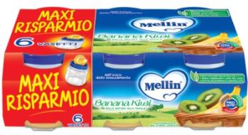 MELLIN OMOGENEIZZATO BANANA KIWI 6 X 100 G - Farmacia Puddu Baire S.r.l.