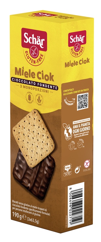 SCHAR BISCOTTI MIELE CIOK 190 G - Farmacia Puddu Baire S.r.l.