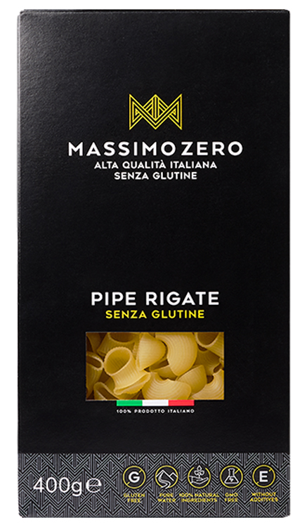 MASSIMO ZERO PIPE RIGATE 400 G - Farmacia Puddu Baire S.r.l.