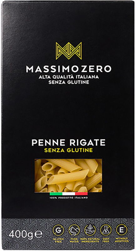 MASSIMO ZERO MEZZE PENNE RIGATE 400 G - Farmacia Puddu Baire S.r.l.