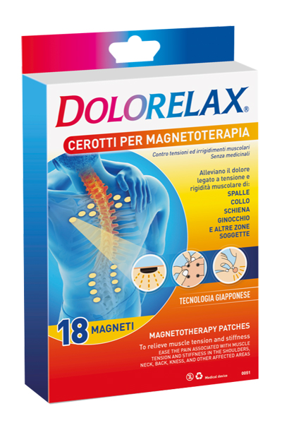 CEROTTO PER MAGNETOTERAPIA DOLORELAX 18 PEZZI - Farmacia Puddu Baire S.r.l.