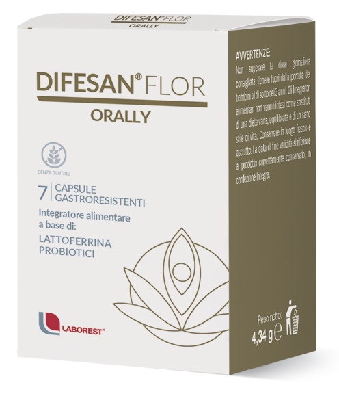 DIFESAN FLOR ORALLY 7 CAPSULE - Farmacia Puddu Baire S.r.l.