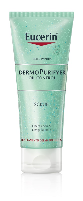 EUCERIN DERMOPURIFYER OIL CONTROL SCRUB 100 ML - Farmacia Puddu Baire S.r.l.