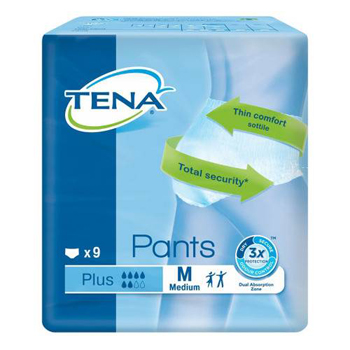 PANNOLONE PULL-UP TENA PANTS PLUS TAGLIA MEDIUM 9 PEZZI - Farmacia Puddu Baire S.r.l.