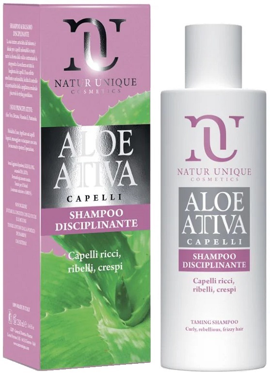 NATUR UNIQUE SHAMPOO ALOE ATTIVA DISCIPLINANTE 250 ML - Farmacia Puddu Baire S.r.l.