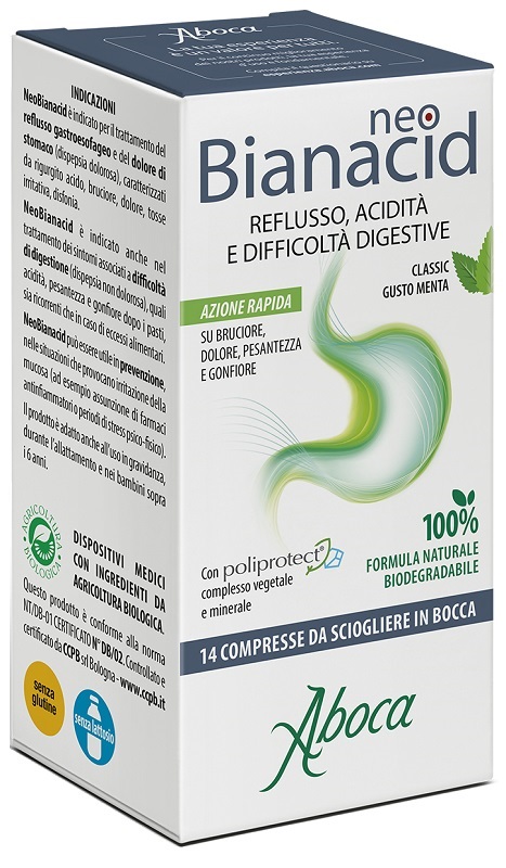 NEOBIANACID 14 COMPRESSE MASTICABILI - Farmacia Puddu Baire S.r.l.