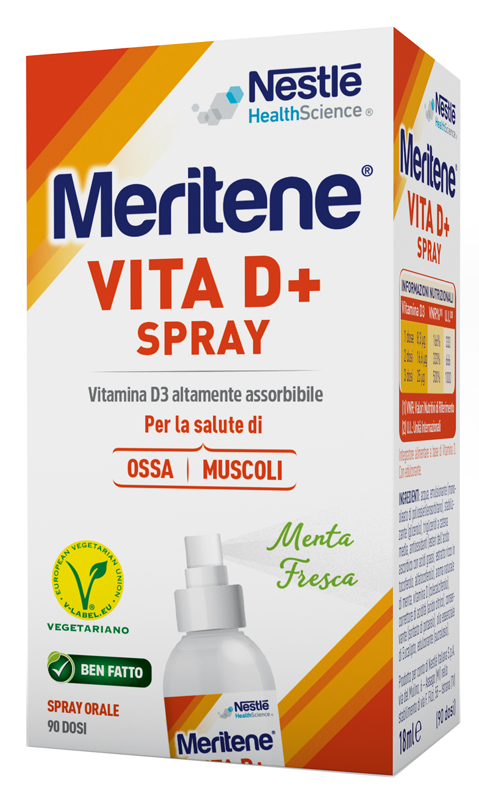 MERITENE VITA D+ SPRAY 18 ML - Farmacia Puddu Baire S.r.l.