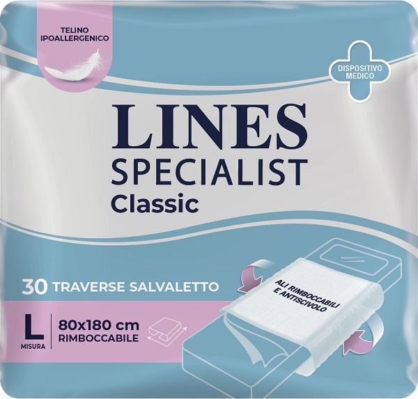 TRAVERSA LINES SPECIALIST CLASSIC 80X180 CM 30 PEZZI - Farmacia Puddu Baire S.r.l.