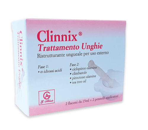 CLINNIX TRATTAMENTO UNGHIE 2 FLACONI 15 ML + 2 PENNELLI APPLICATORI - Farmacia Puddu Baire S.r.l.